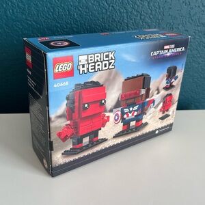 Lego BrickHeadz 40668 Captain America & Red Hulk 202 Pieces Marvel 2024 New